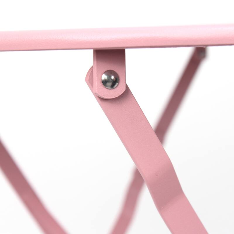 Anmytek 3 Pieces Folding Balcony Patio Bistro Set with 2 Chairs