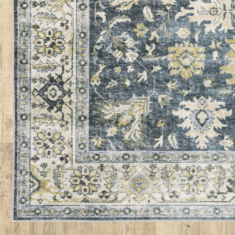 Vista Home Clarissa Washable Vintage Oriental Indoor Area Rug