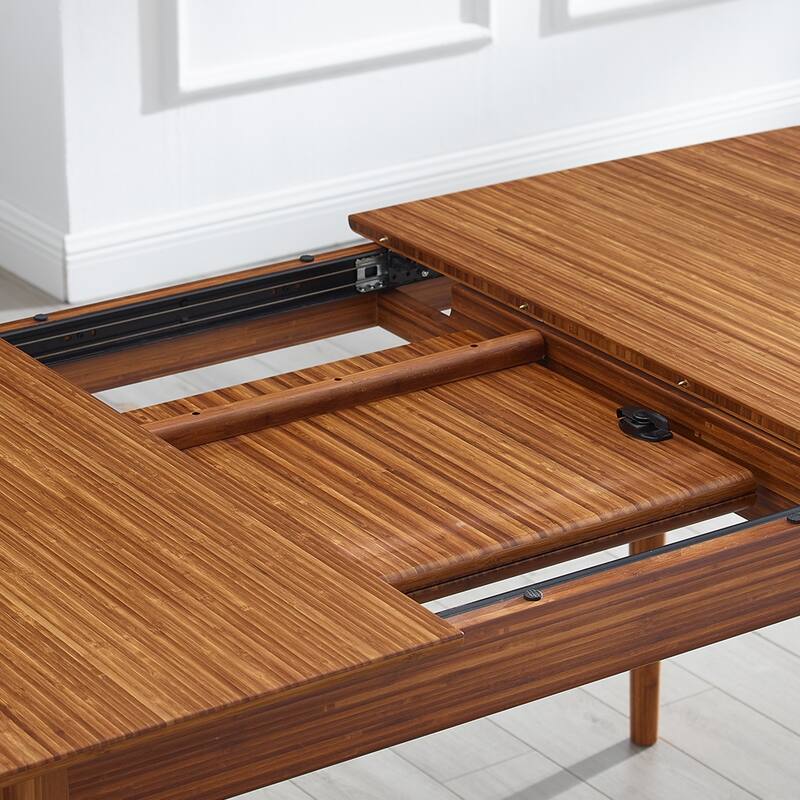 Mija Extensible Dining Table, Amber