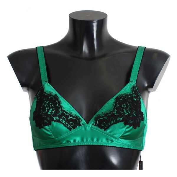 green satin underwear