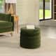 Option Olive Green Performance Velvet
