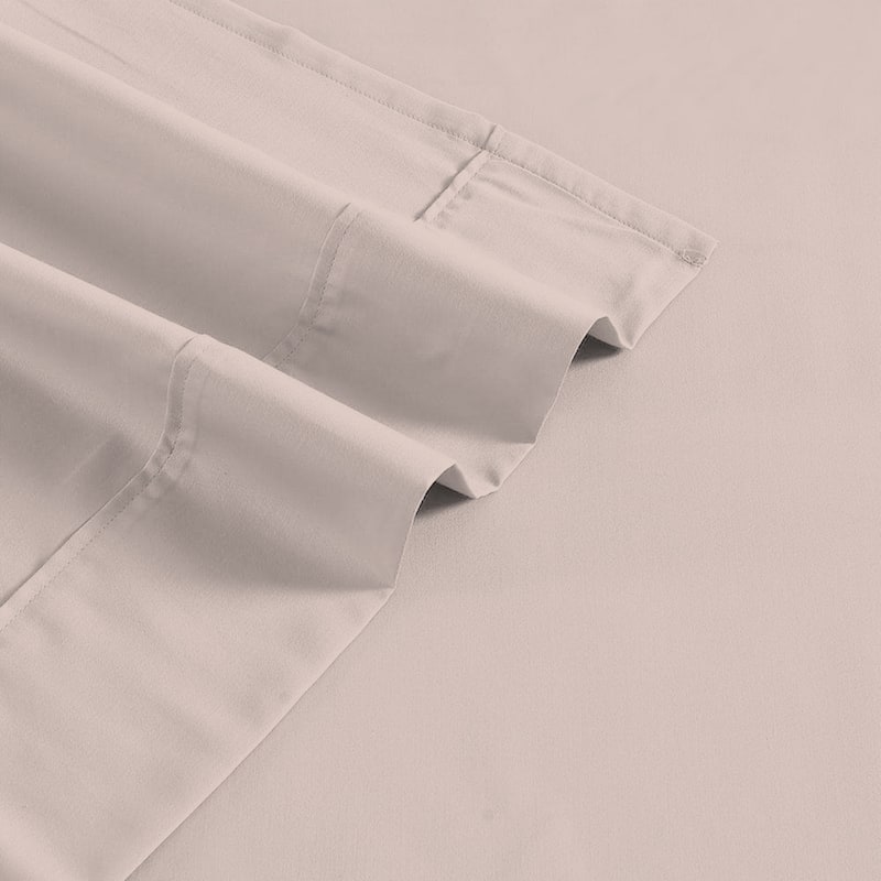 Color Sense 100% Cotton Ultra-Soft & Silky Pillowcase Set