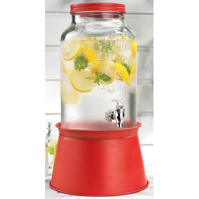 Shop Palais Glassware High Quality Mason Jar Beverage Dispenser