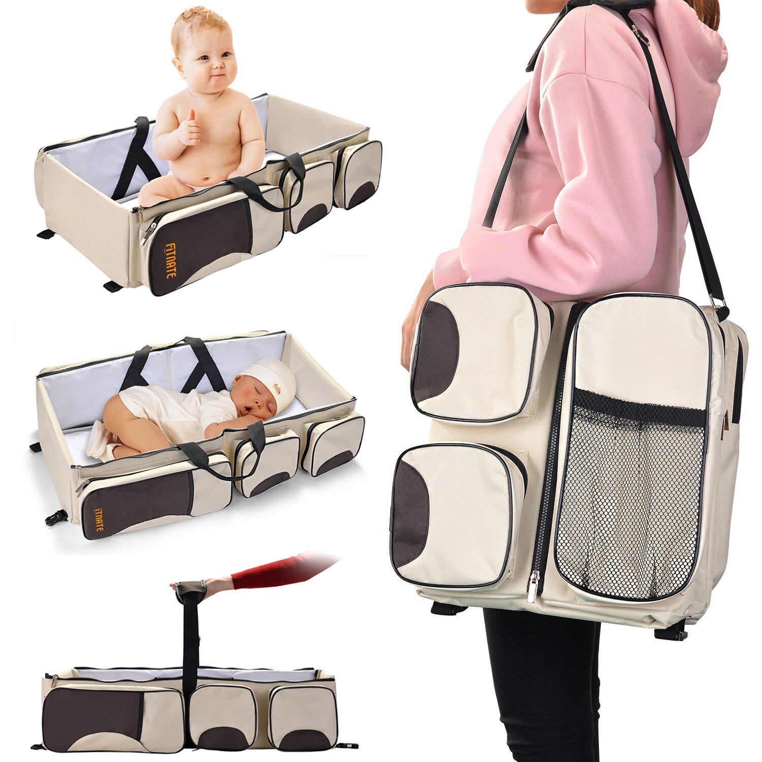 Smilism diaper bag top