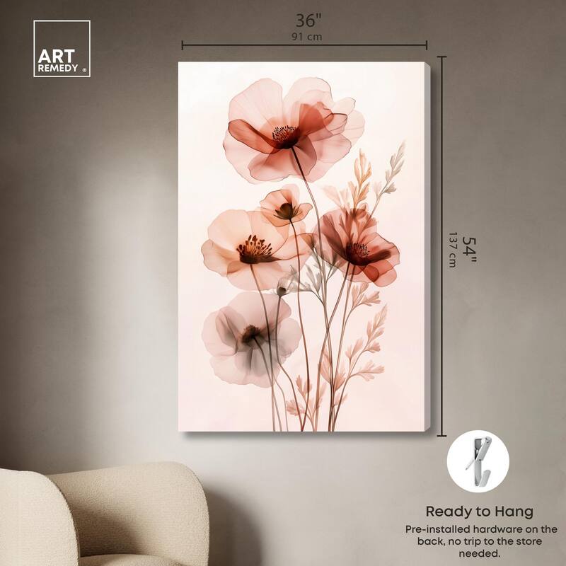 Petal Dye I Canvas by Art Remedy, Gallery Wrapped