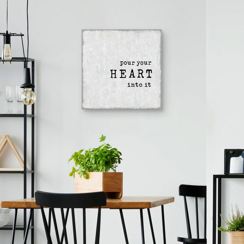 Pour Your Heart by Jamie MacDowell Canvas Art Print
