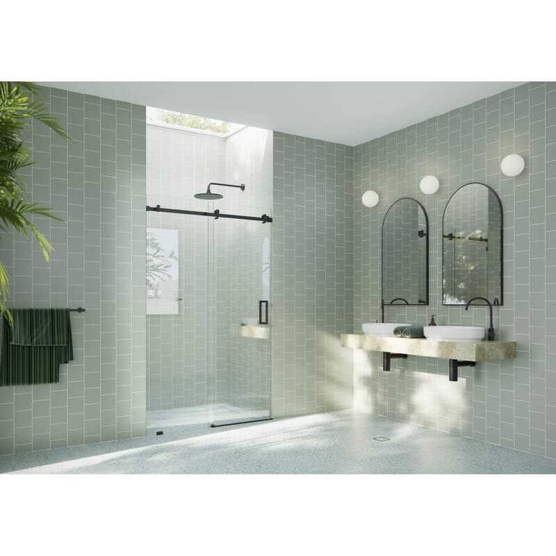 Glass Warehouse SQSLD-48 Astro 78" High x 48" Wide Sliding Frameless