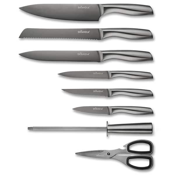Skandia 5-piece Stainless Steel Cutlery Set with Blade Guards 