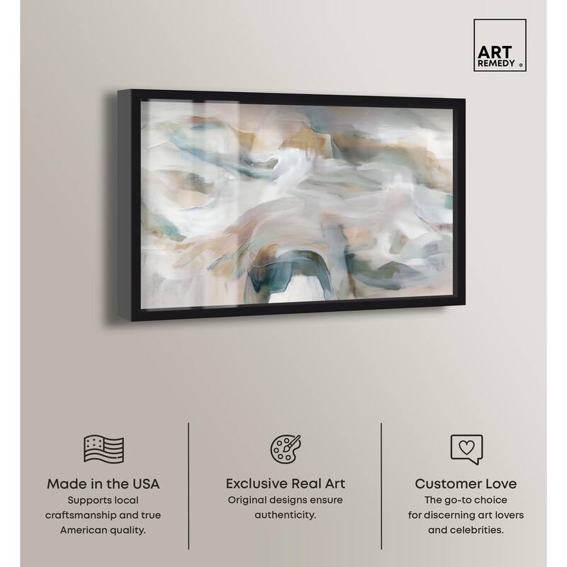 Whispering Colors IV Shadowbox by Art Remedy