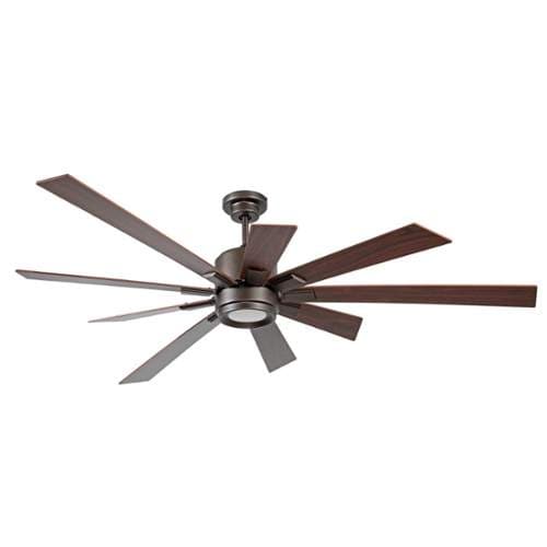 Craftmade KAT729 Katana Brown 72-inch 9-blade Ceiling Fan and LED Light Kit
