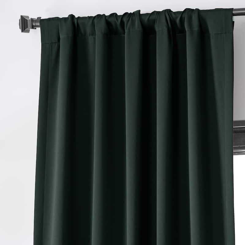 Exclusive Fabrics Room Darkening 120-inch Curtain Panel Pair (2 Panels)