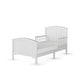 preview thumbnail 1 of 18, Child Craft Hampton Toddler Bed with Rails Matte White