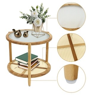 Modern Wooden Coffee Table with Open Shelf Storage - Bed Bath & Beyond ...