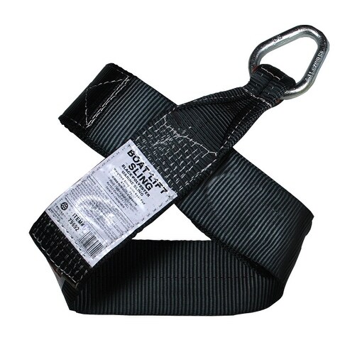 4" x 18' Black Boat Lift Sling