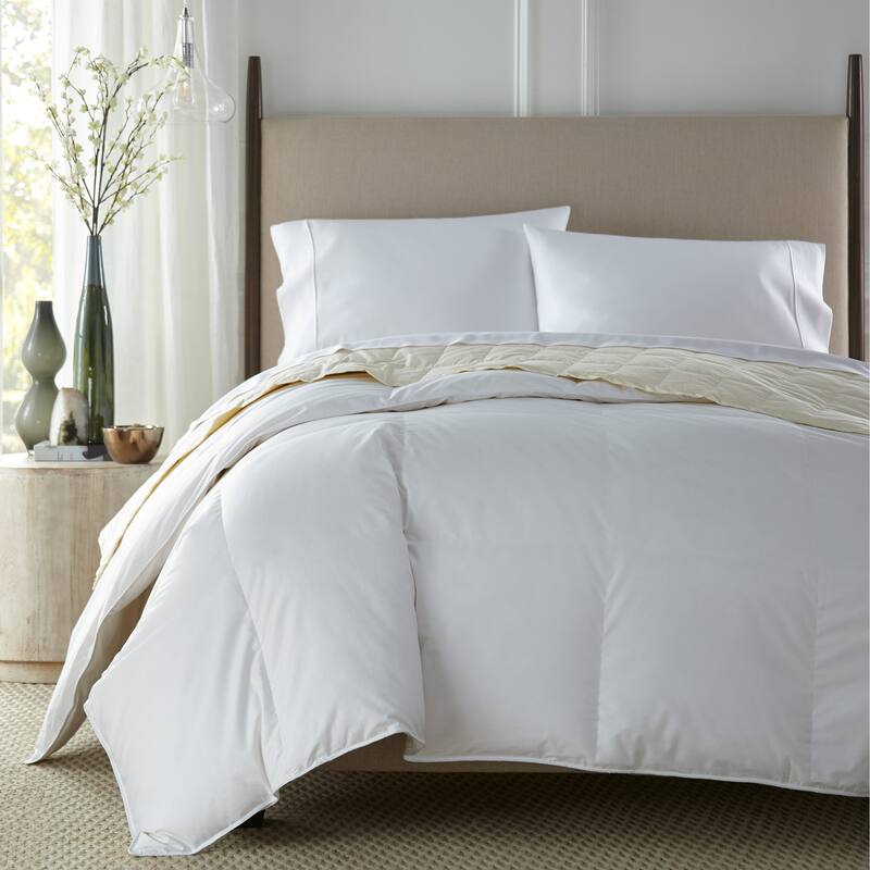 DOWNLITE Luxury 375 TC European Down Winter Weight Comforter - King