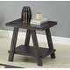 preview thumbnail 10 of 13, Roundhill Furniture Athens Contemporary Wood Shelf End Table