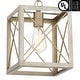 preview thumbnail 38 of 37, Acroma 1-light Farmhouse Rustic Rectangle Kitchen Island Pendant Light - 8 inches