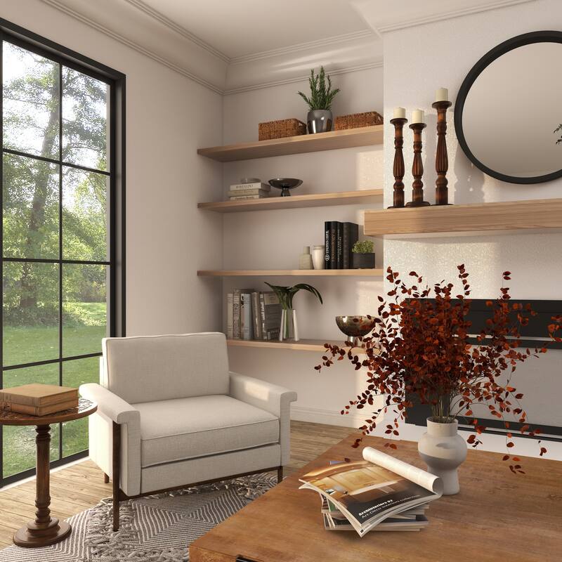 Brown Mango Wood Tall Turned Decorative Candle Holder (Set of 3)