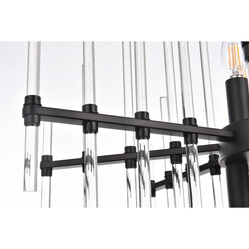 Samuel 27 inch Crystal Rod Pendant - N/A