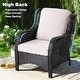 preview thumbnail 61 of 67, OVIOS 2-piece Patio Wicker Chairs Set