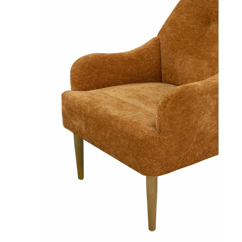 Accent Chair with Wood Legs