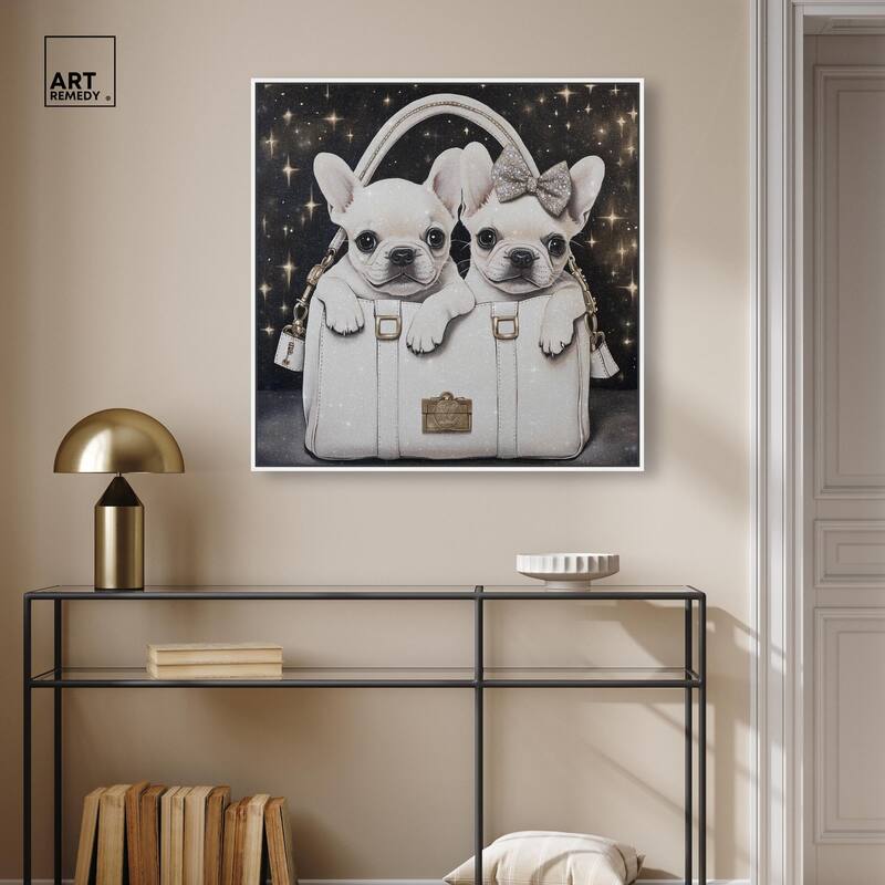 Constellation Frenchie Purse Canvas by Art Remedy
