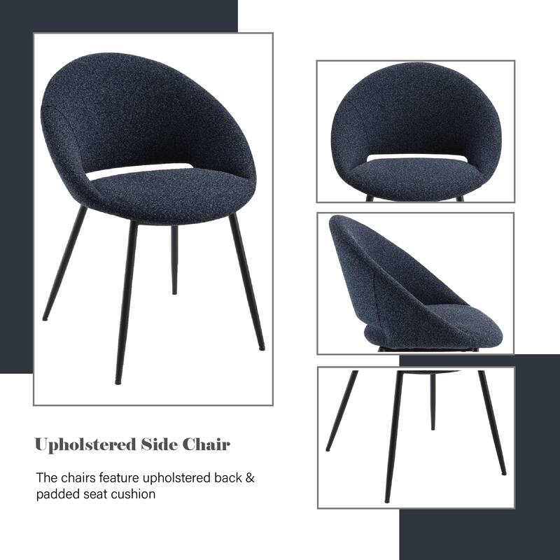 Klaus Boucle Side Chair (Set Of 2)