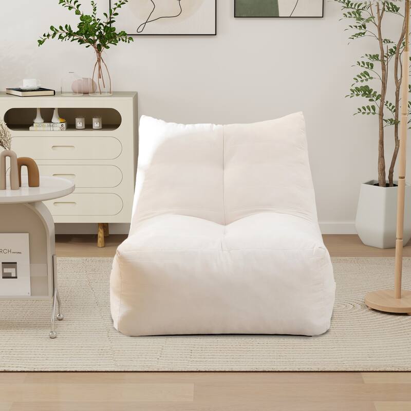 Bean Bag Chair,Lazy Floor Sofa Couch with Pocket