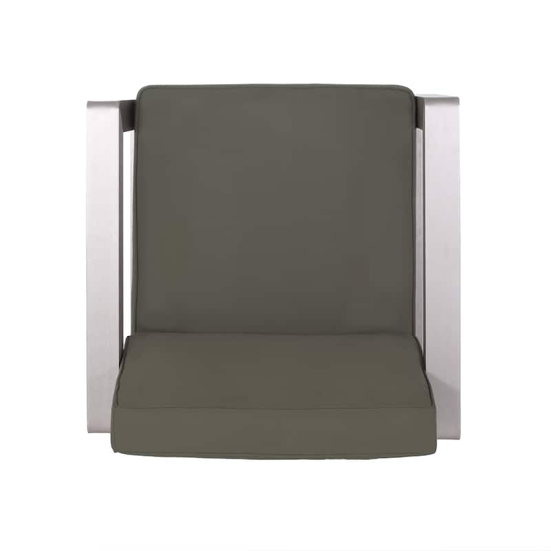 Aviara Outdoor Aluminum Club Chairs (Set of 4) by Christopher Knight Home