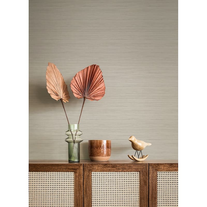 Eden Grey Tropical Wallpaper