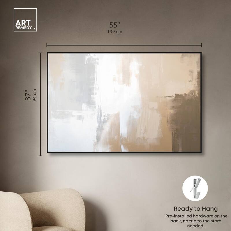 Solace in Softness I Canvas by Art Remedy