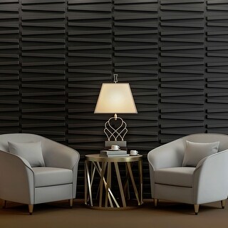 Art3d 12-pack PVC Textured 3D Wall Panels for Interior Wall Decor in ...