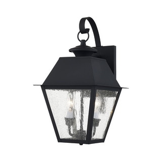 Livex Lighting Mansfield 2 Light 17" High Outdoor Wall Sconce - Bed ...