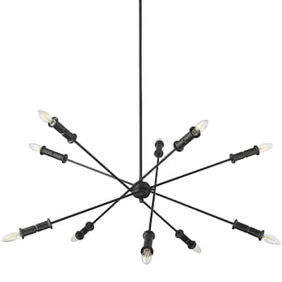 Millennium Lighting 29110 Potiss 10 Light 41" Wide Sputnik Chandelier
