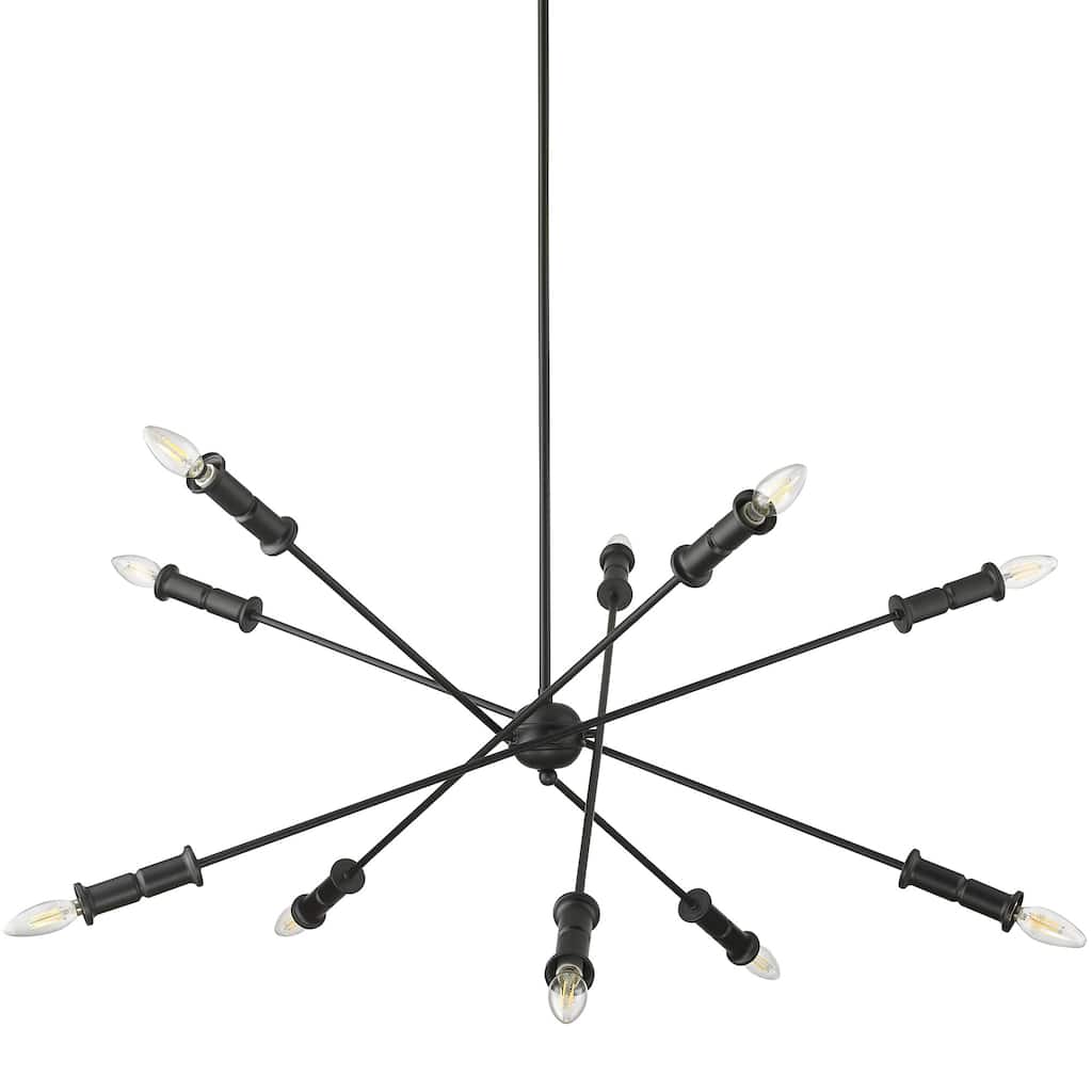 Millennium Lighting 29110 Potiss 10 Light 41" Wide Sputnik Chandelier
