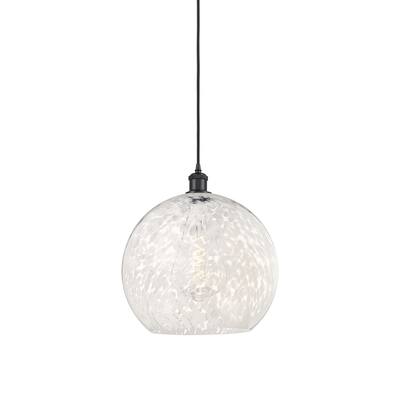 Innovations Lighting 516-1P-17-14 White Mouchette Pendant White