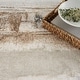 preview thumbnail 7 of 6, Nourison Illusion Indoor only Cream / Ivory Abstract Area Rug - 5' 3" x 7'