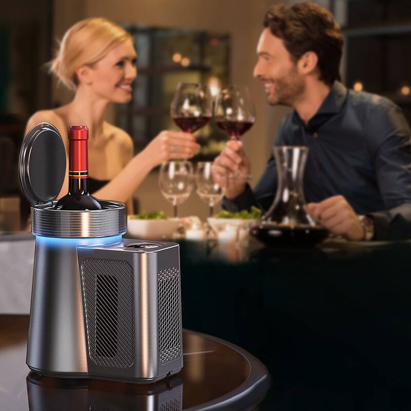 Electric Wine Chiller Bucket for 750ml Wine/ Champagne - 750 ml