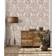 preview thumbnail 3 of 4, Fine Decor Fae Light Pink Woodland Wallpaper
