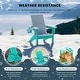 preview thumbnail 63 of 68, Shoreside Kids Outdoor Poly Adirondack Chair with Cup Holder (Set of 2)