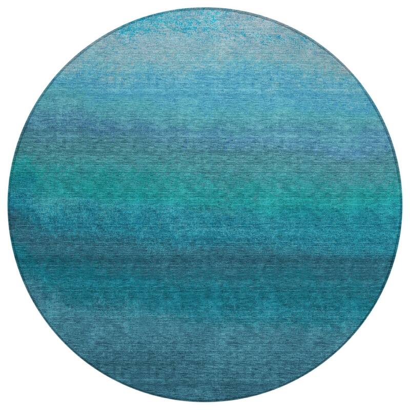 HomeRoots Ombre Transitional Rectangle Outdoor Rug