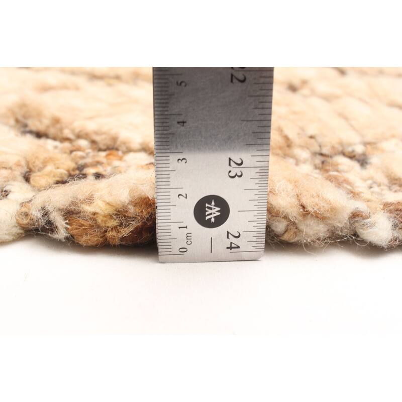 ECARPETGALLERY Hand-knotted Tangier Tan Wool Rug - 5'2 x 7'8