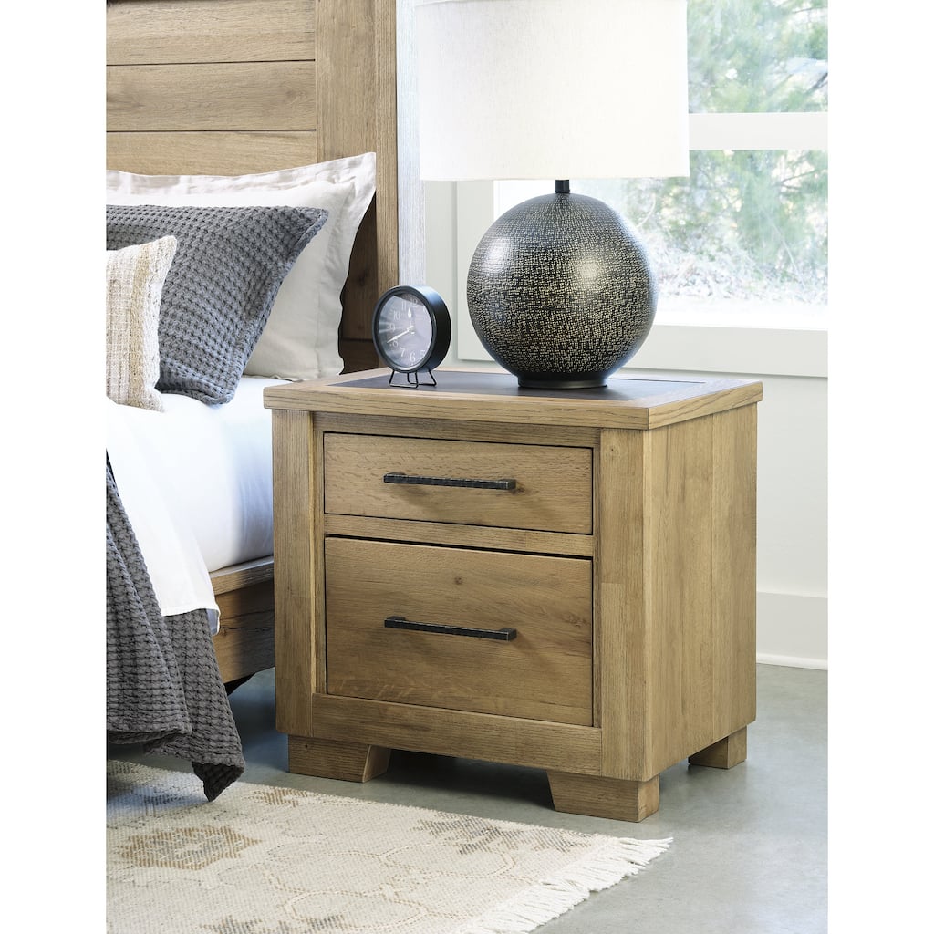 Signature Design by Ashley Galliden Brown Nightstand