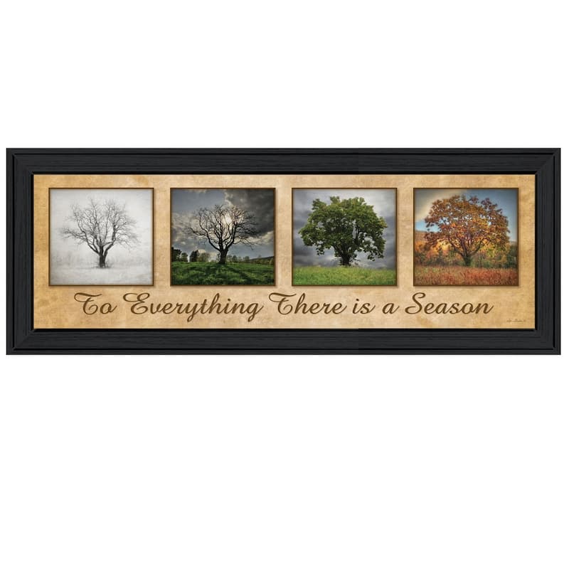 TrendyDecor4U Farmhouse "There is a Season" 2-Piece Vignette by Lori Deiter