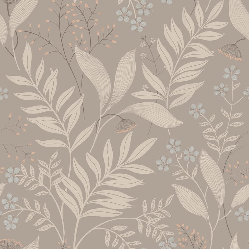 NuWallpaper Amanda Taupe Peel and Stick Wallpaper