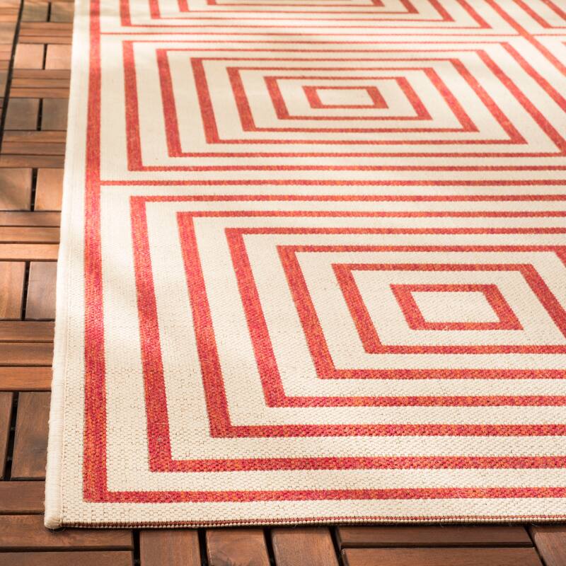 SAFAVIEH Beach House Indoor/ Outdoor Waterproof Patio Backyard Rug