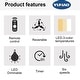 preview thumbnail 4 of 23, 60 in.Matte White Indoor Ceiling Fan with Light, DC Motor and Remote Control
