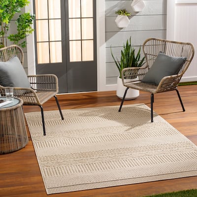 Rockport Moroccan Stripe Indoor/Outdoor Area Rug