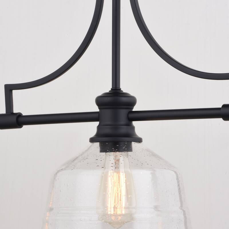 Vaxcel Lighting H0293 Beloit 3 Light 37" Wide Linear Chandelier with
