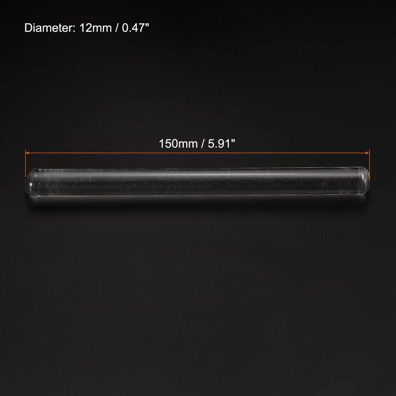 3.3 Borosilicate Glass Stick 12mm Dia Stir Rod Mixing Tools 3Pcs - 5.91"